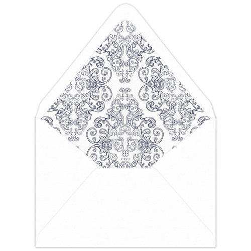 Fanciful Invitation Envelope Liner
