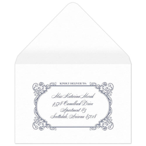 Fanciful Reply Card Envelope
