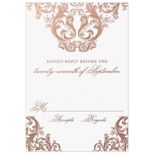 Opulence Reply Card