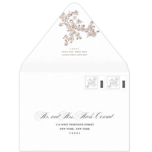 Vines Invitation Envelope