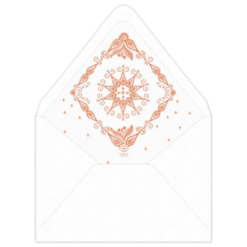 Luna Invitation Envelope Liner