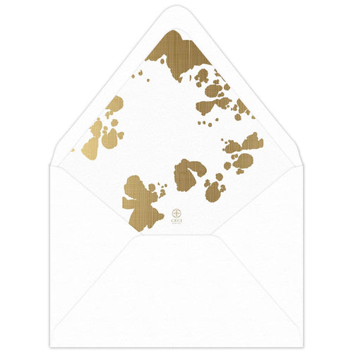 Labyrinth Invitation Envelope Liner