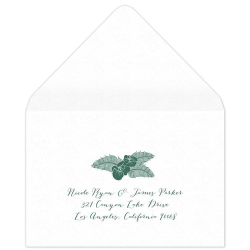 Blooms Reply Card Envelope