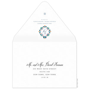 Monogram Invitation Envelope