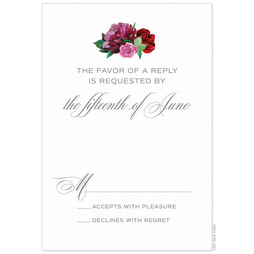 Bouquet Reply Card