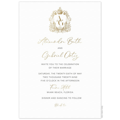 Crest Invitation