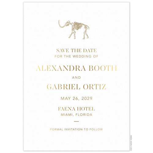 Mammoth Save the Date