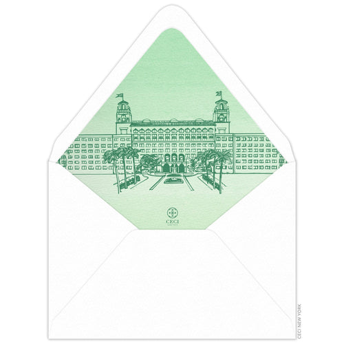 Illustration Invitation Envelope Liner