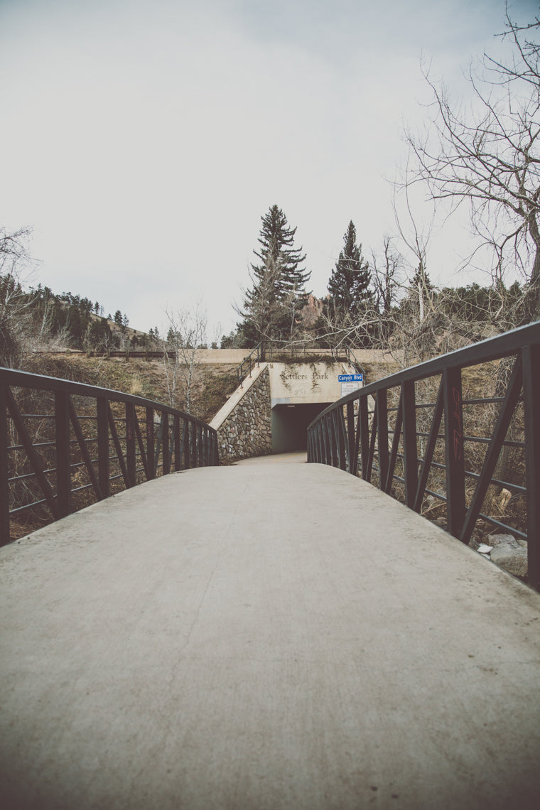 photo of Eben G Fine Boulder Creek bridge