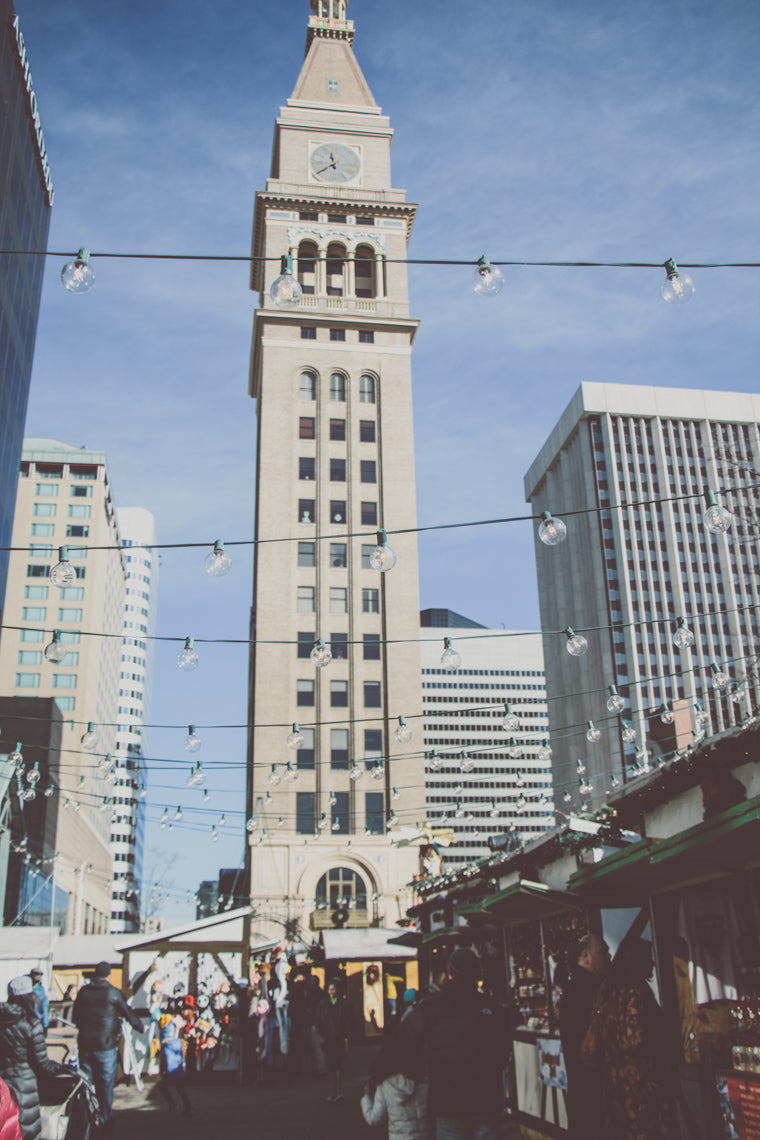 Photo of downtown clock tower denver colorado