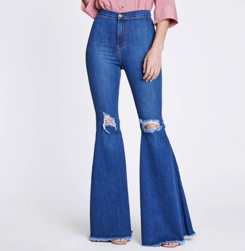 extra long bell bottom jeans