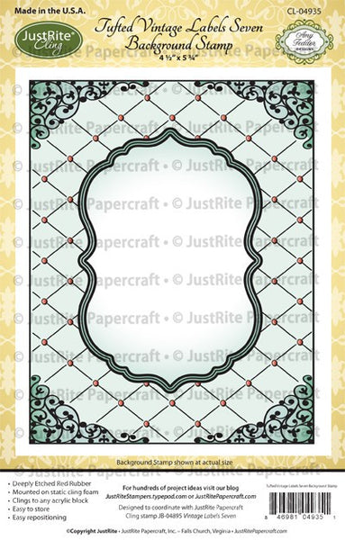 Tufted Cling Background Stamp