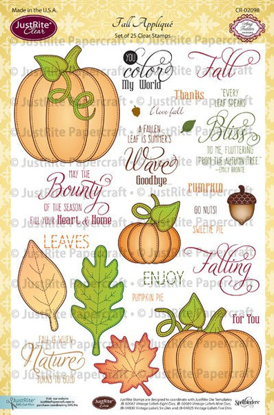 Fall Applique Clear Stamps
