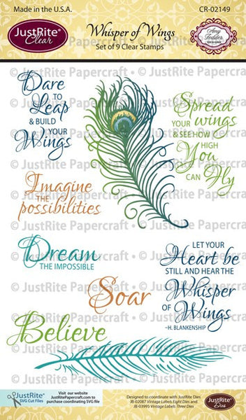 Whisper of Wings Clear Stamps