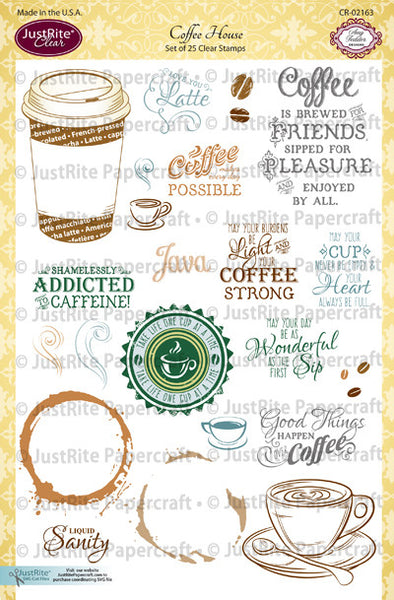 Coffee House Clear Stamps