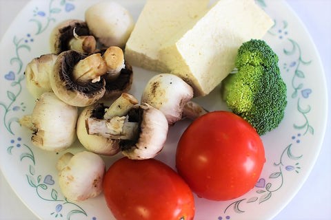 Stuffed Round Zucchini Vegan Style