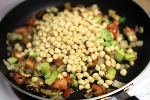 Stuffed Round Zucchini Vegan Style