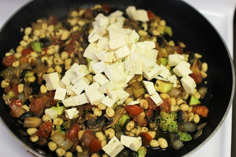 Stuffed Round Zucchini Vegan Style