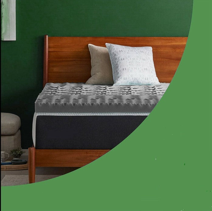 green memory foam mattress topper