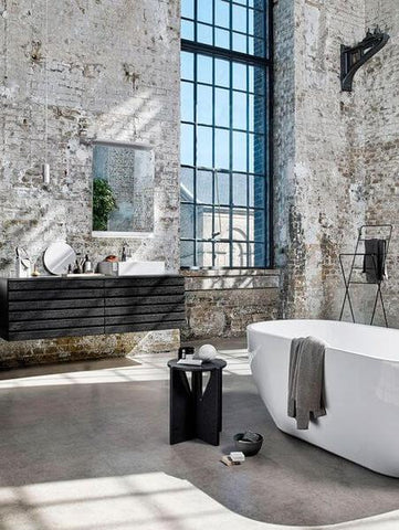 Exemple de salle de bain style industriel