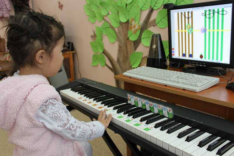 Interactive piano software for toddlers