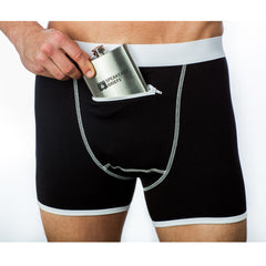 Speakeasy Briefs underwear with a secret zipper stash pocket