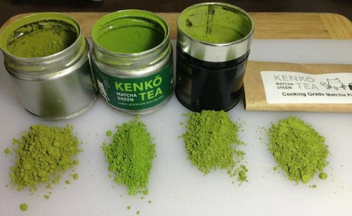 Color of different Matcha Grades