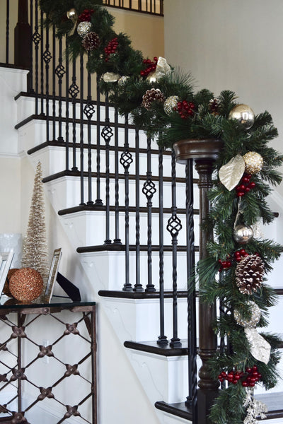 Christmas stairs