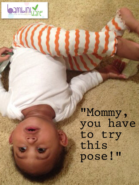 Baby Yoga Pose by Riley of BambiniWare