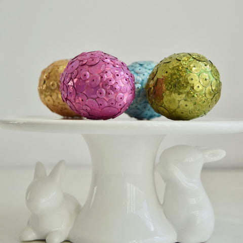 Sequin Easter Eggs