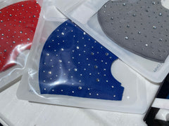 Rhinestone Face Mask
