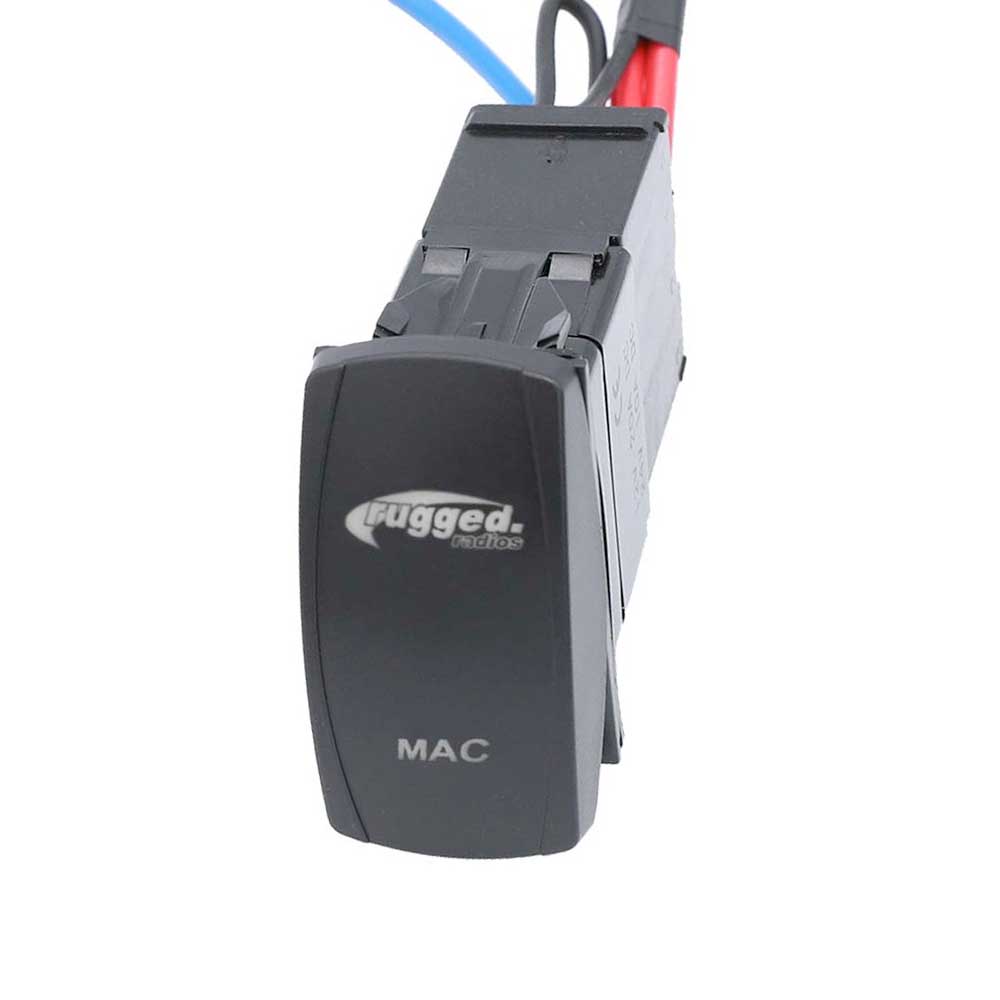 Rugged Radios MAC 3.2 M3 Pumper Install Harness with Rocker Switch 