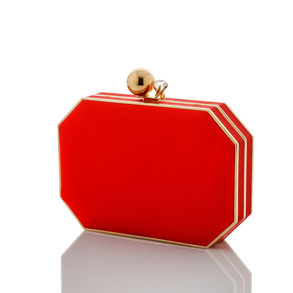 red and gold clutch