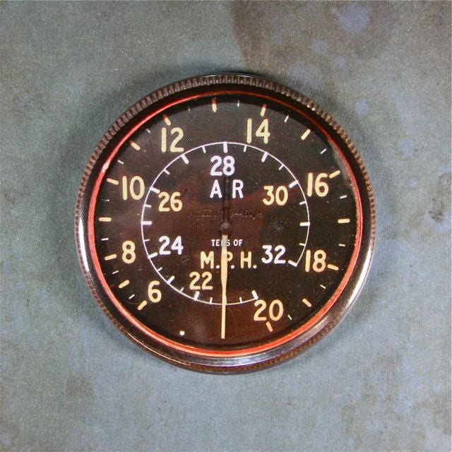 Vintage RAF Airspeed Gauge Fridge WW2 Spitfire Hurricane the