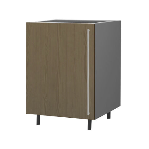 60 Cm. Champagne Avola Base Sink Unit Left