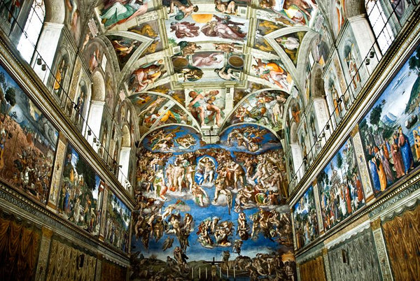 Imagine if Michelangelo Sistine Chapel (photo) didn’t utilize this space…or used just plain white!