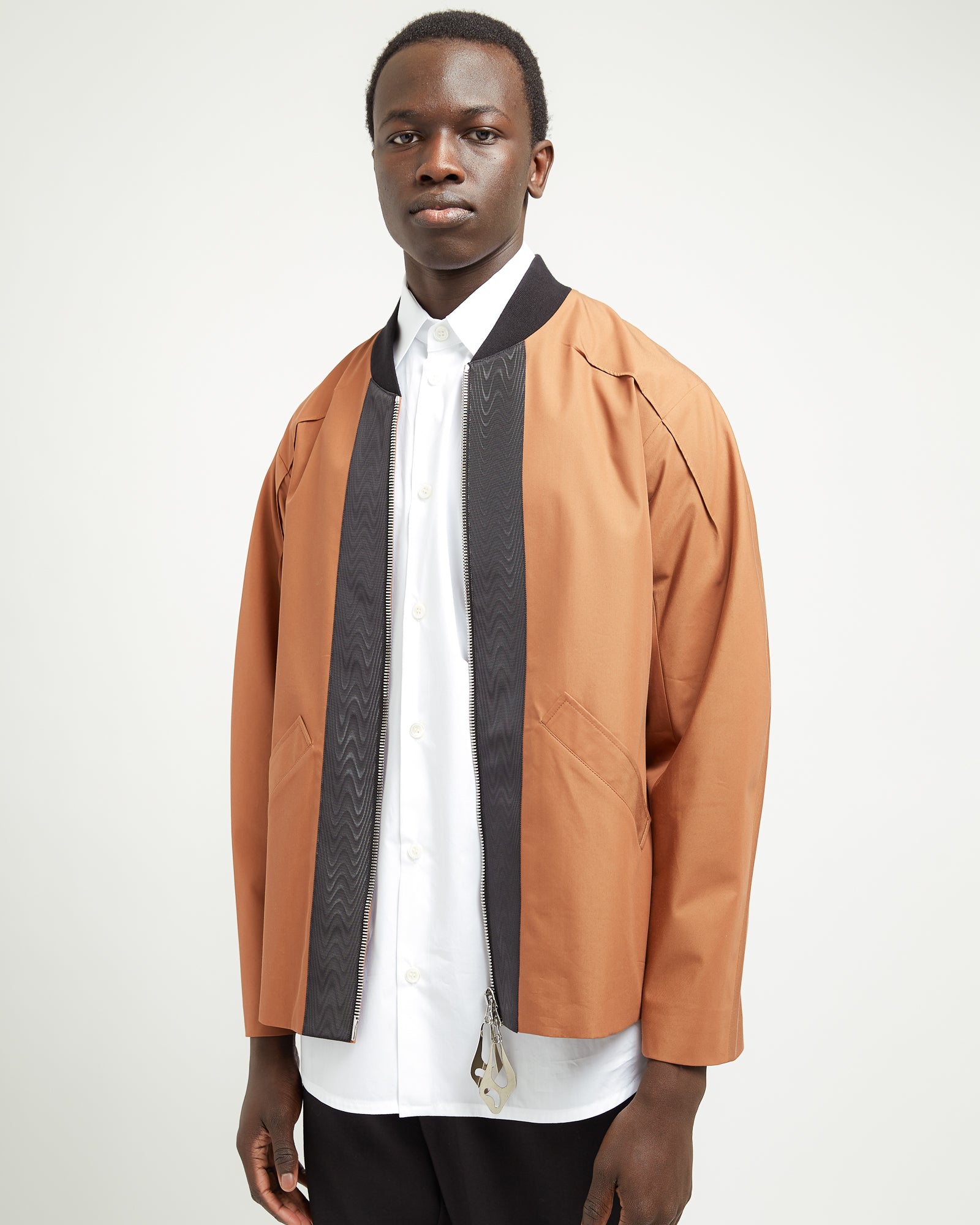 NAMACHEKO 22ss -HALF ZIP BLOUSON- | www.amalgamated-bronx.coop