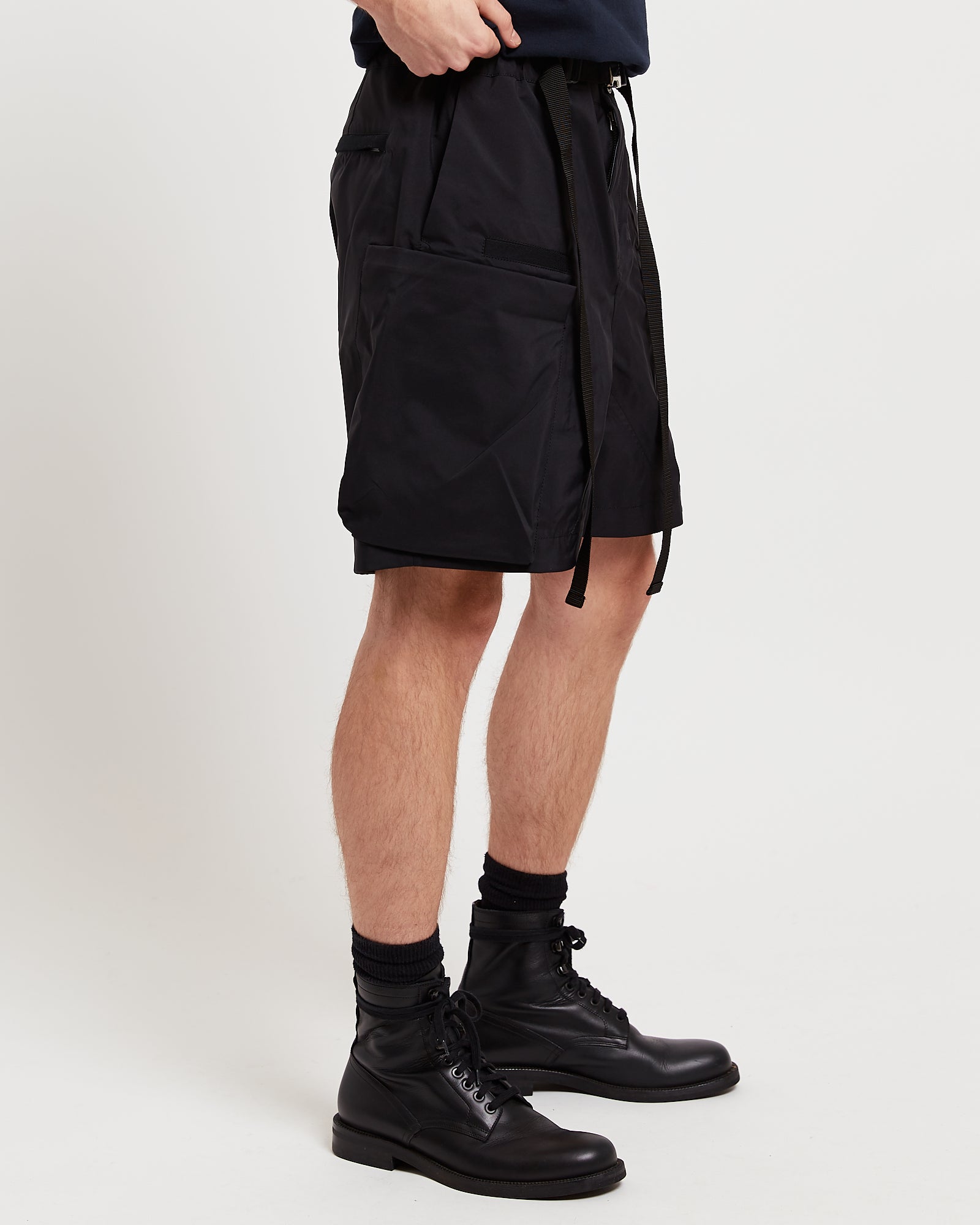 ACRONYM x SACAI SHORTS 黒 3 新品 ハーフパンツ パンツ ワークパンツ