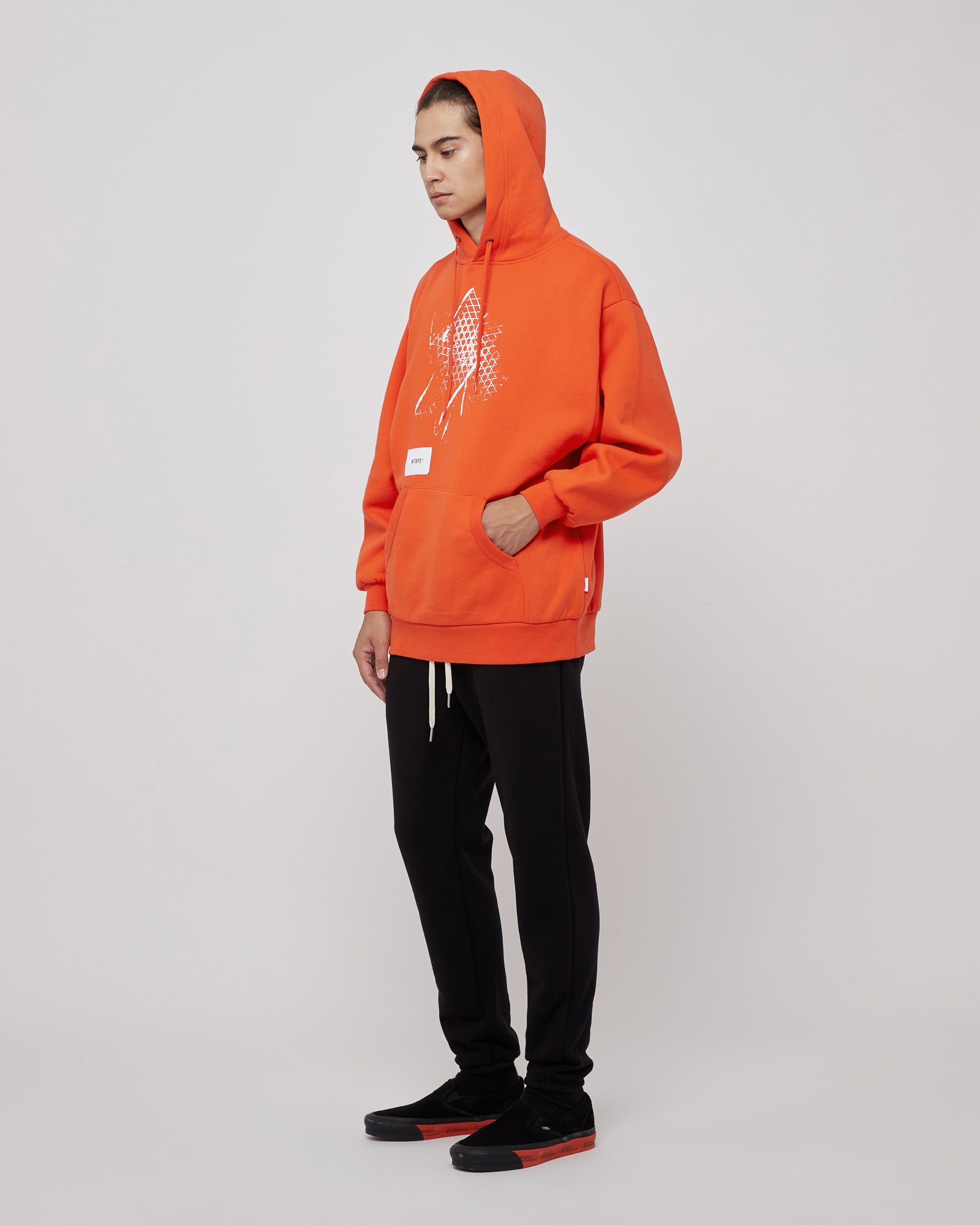 vans hoodie orange