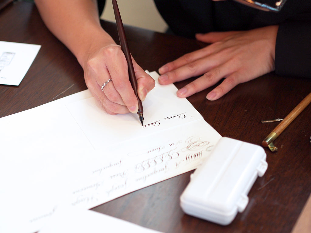 traditional calligraphy and hand lettering services