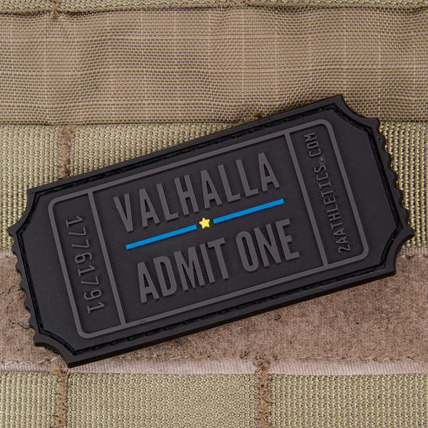 thin blue line valhalla admit one morale patch