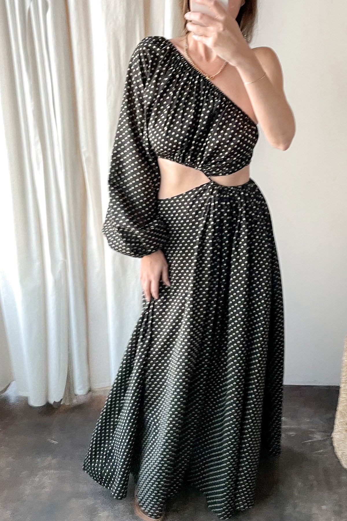 Asymmetric Wave Dress | SUNROOM