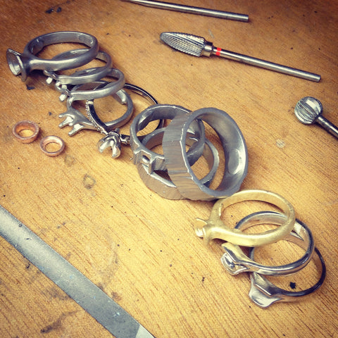 rough ring castings to be cleaned up