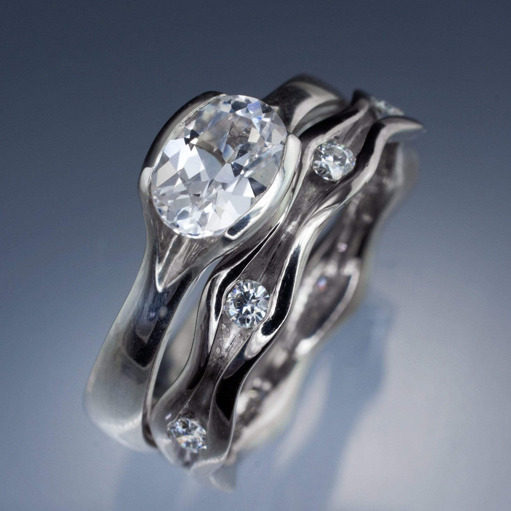 Artisan wedding ring sets