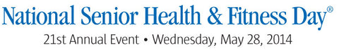 National Senior Health & Fitness Day banner