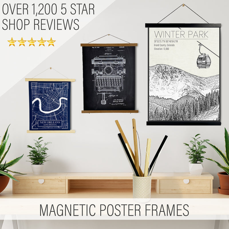 Hanging Magnetic Picture by Printed Marketplace