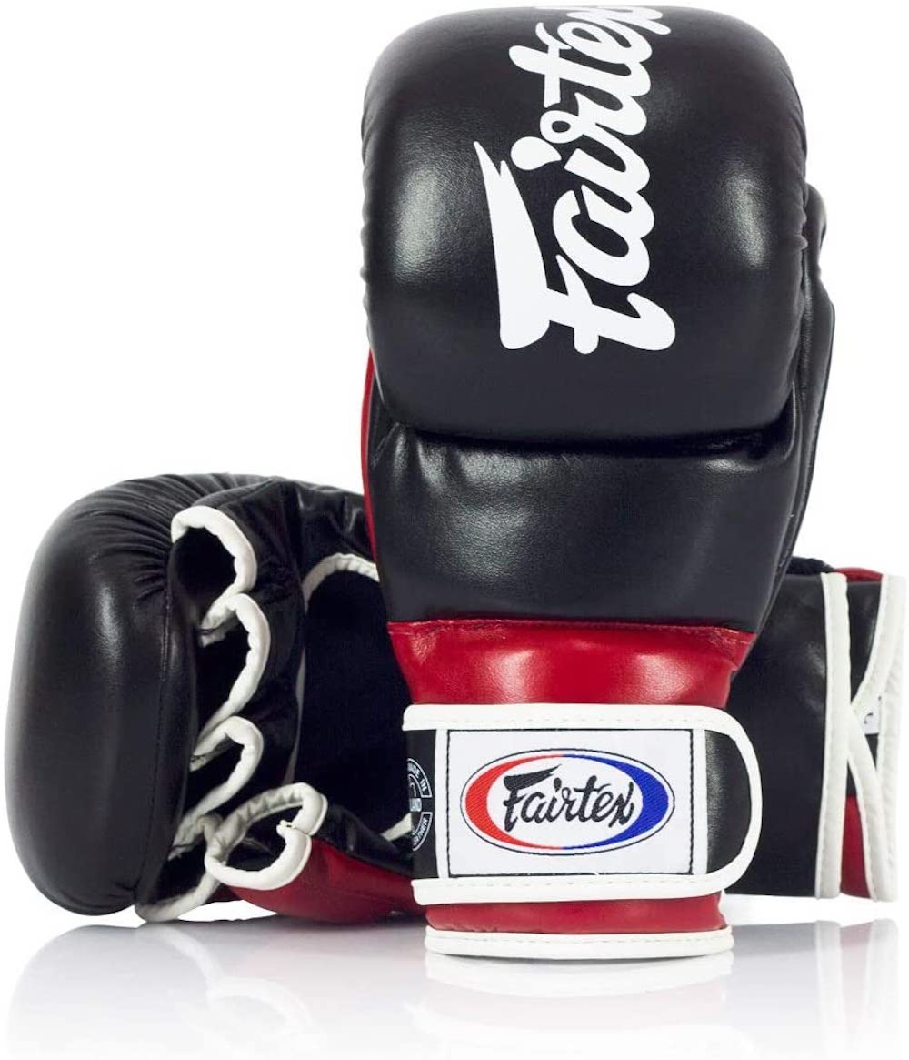 Fairtex Super Sparring Grappling MMA Gloves Hybrid design FGV18 