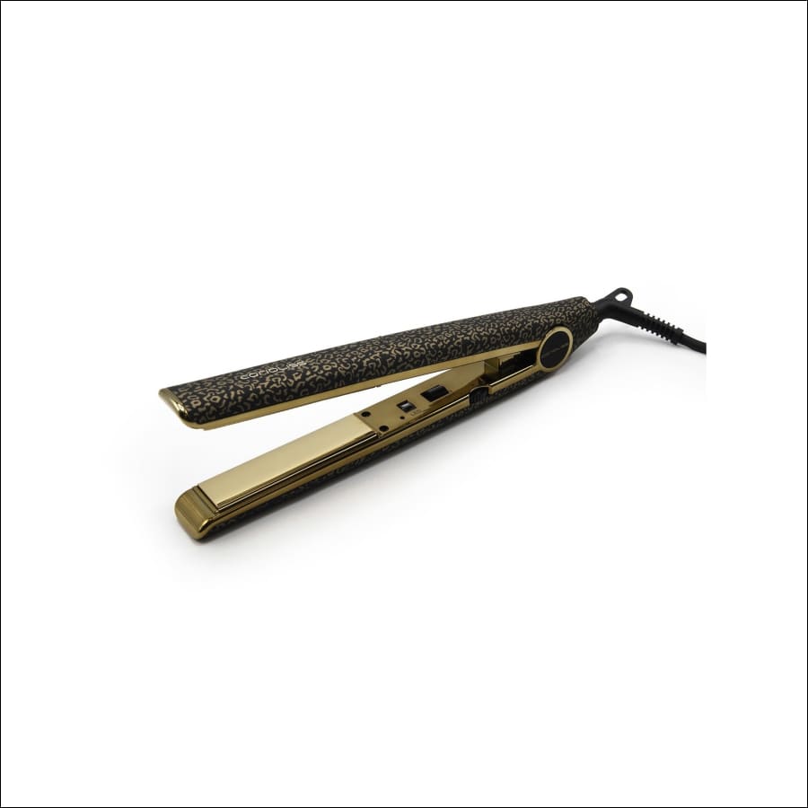 Desagradable llevar a cabo espada Corioliss Plancha de Pelo C1 Gold Leopard Soft Touch
