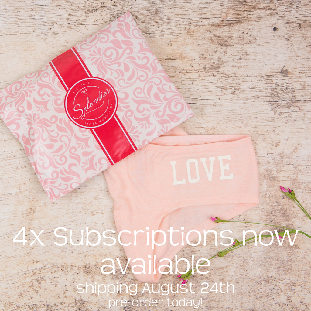 4X Size Subscriptions Now Available for Splendies! Pre-Order Today!
