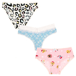 **Limited Edition** Splendies HoliDoggies Holiday Set With Thong